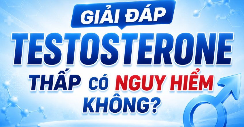 Testosterone Thấp Có Nguy Hiểm Không? Bài Toán Quản Trị Sức Khỏe Cho Nam Giới Tuổi 40+