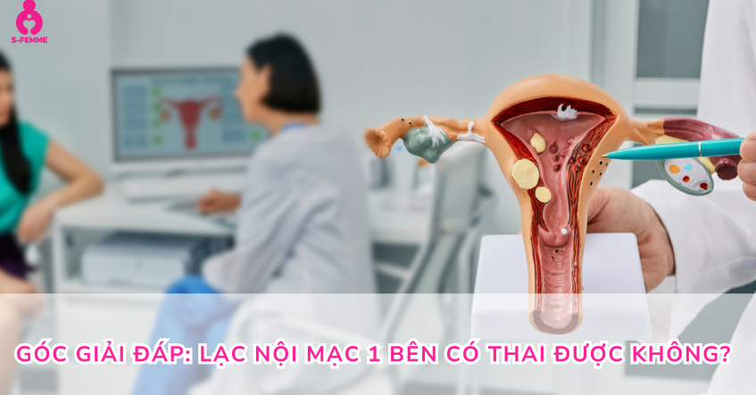Góc giải đáp: Lạc nội mạc 1 bên có thai được không?