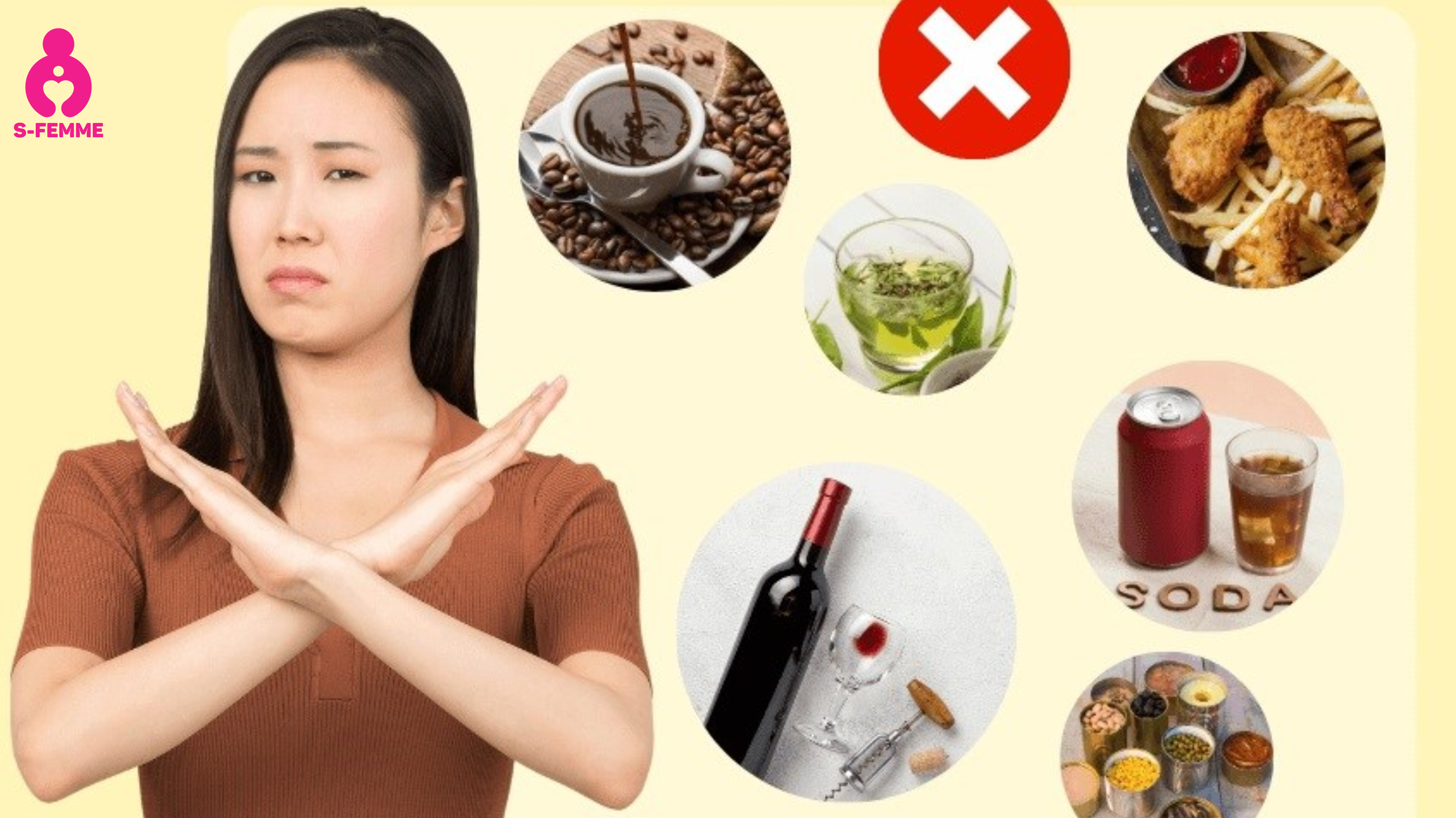 Những thực phẩm nên hạn chế khi muốn kích trứng