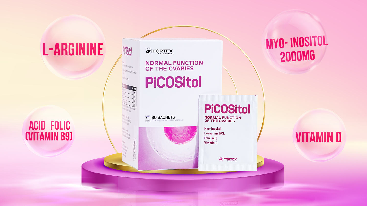 PiCOSitol - Dinh dưỡng chuyên biệt bổ trứng cho nữ giới mắc PCOS