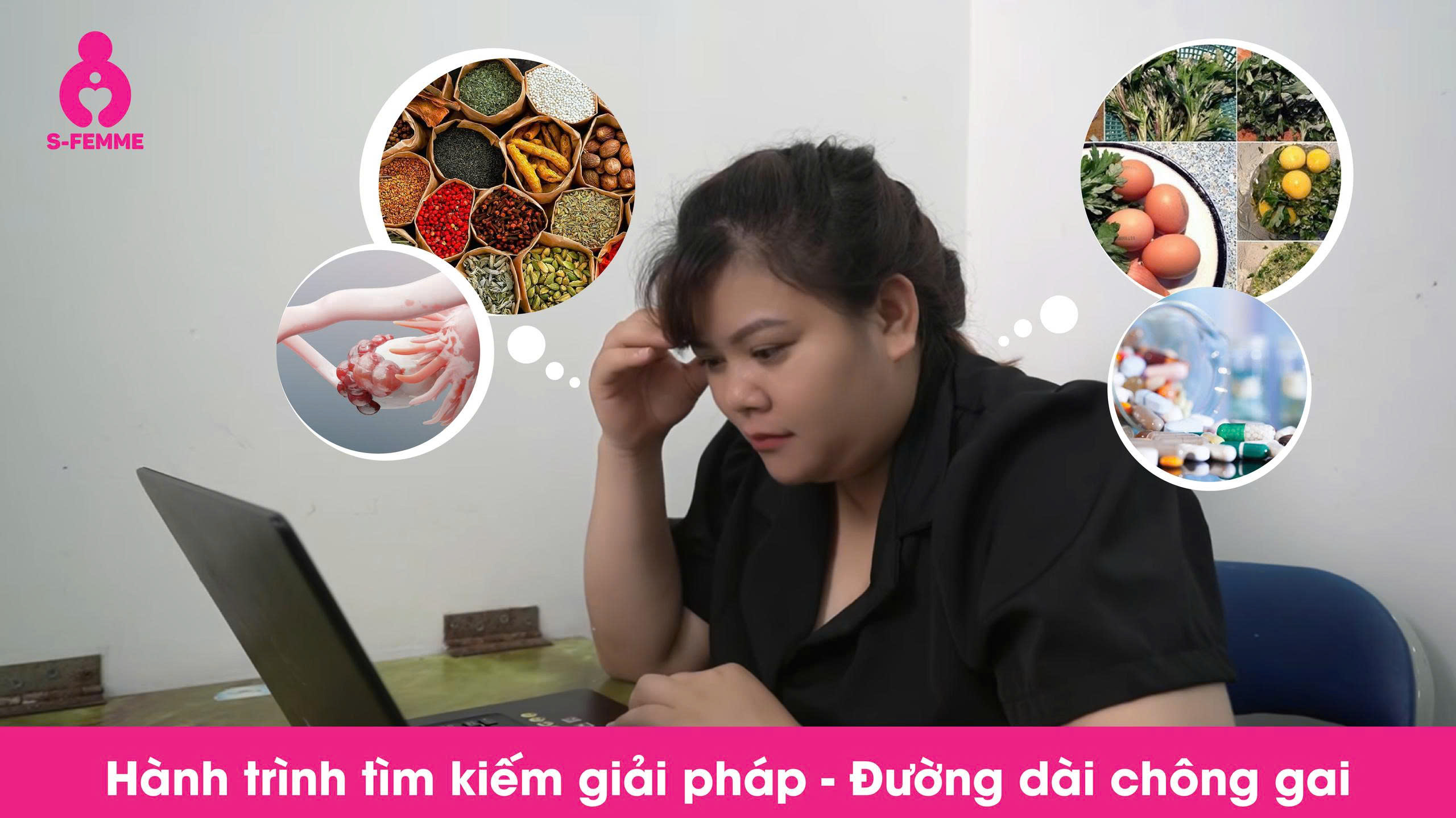 Chị thặng đã thử rất nhiều các phương pháp khác nhau từ thuốc bắc đến thuốc nam