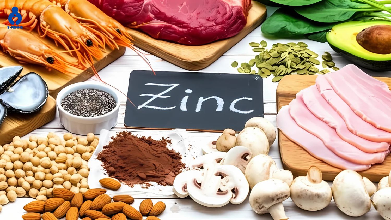 Kẽm đóng vai trò thiết yếu trong sản xuất tinh trùng và điều hòa Hormone
