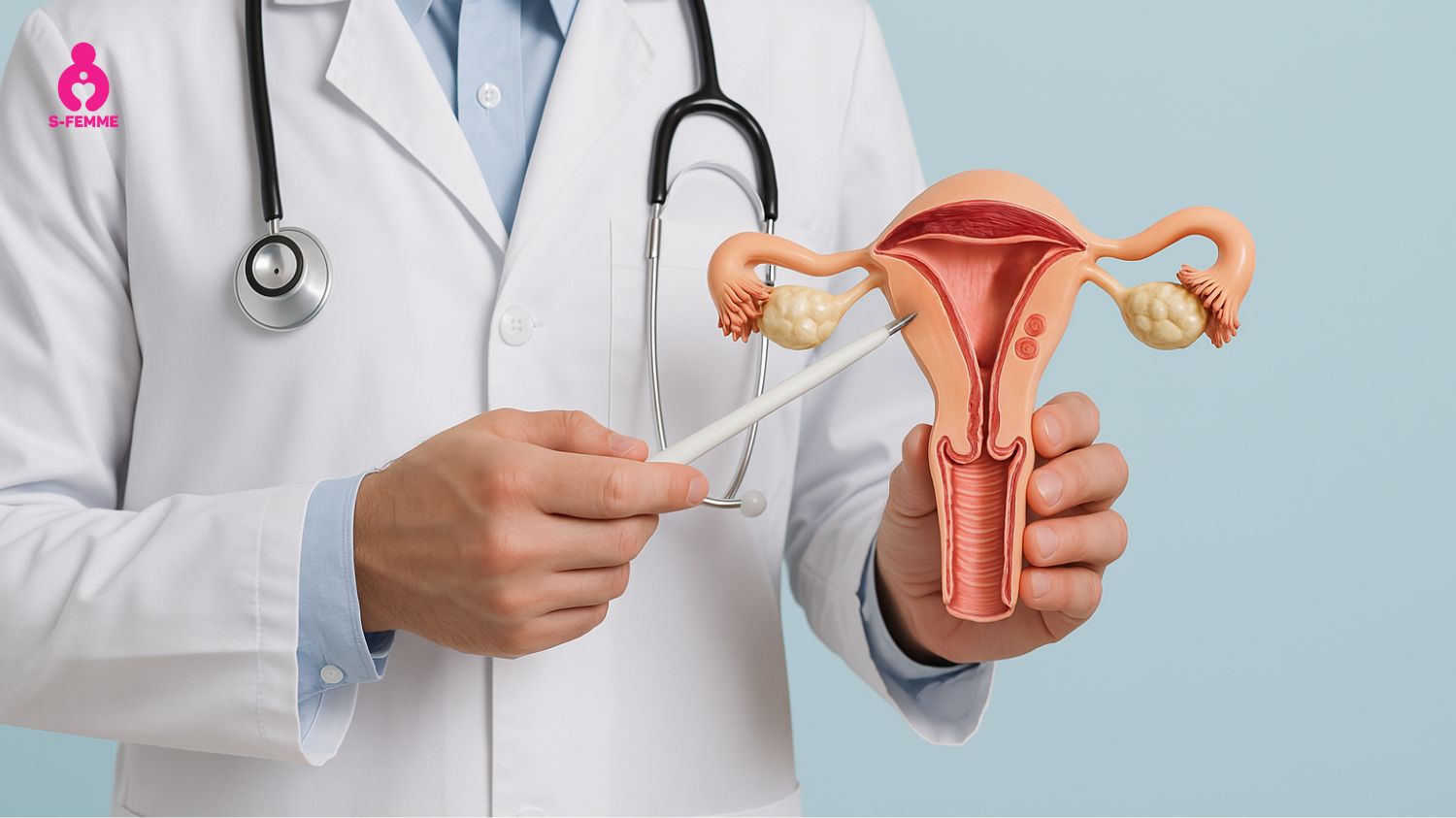 Phụ nữ mắc đa nang buồng trứng có niêm mạc tử cung quá dày hoặc mỏng không nên làm IUI