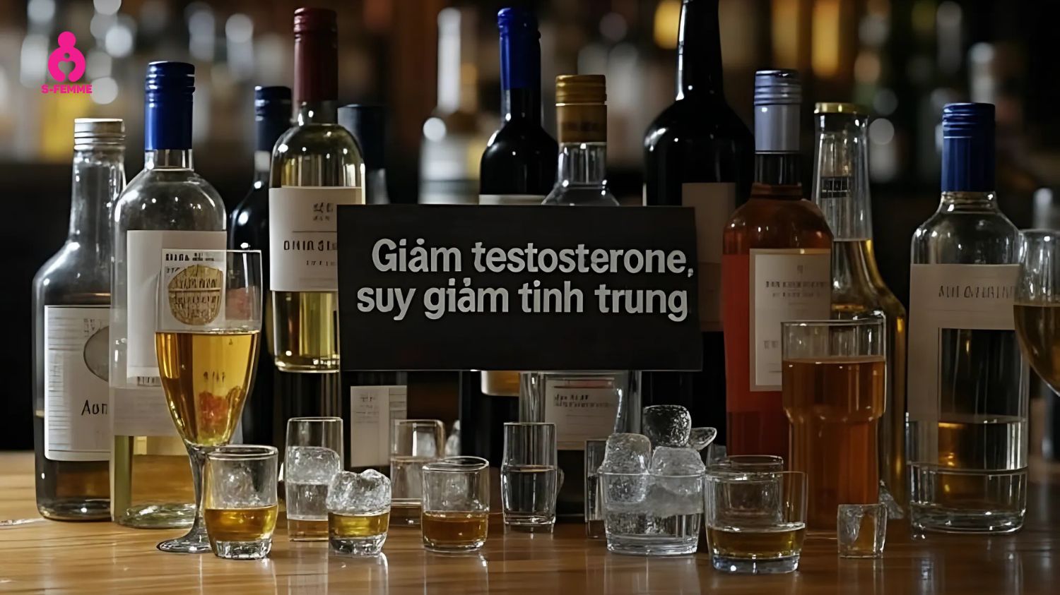 Rượu bia làm suy giảm Testosterone, số lương và chất lượng tinh trùng