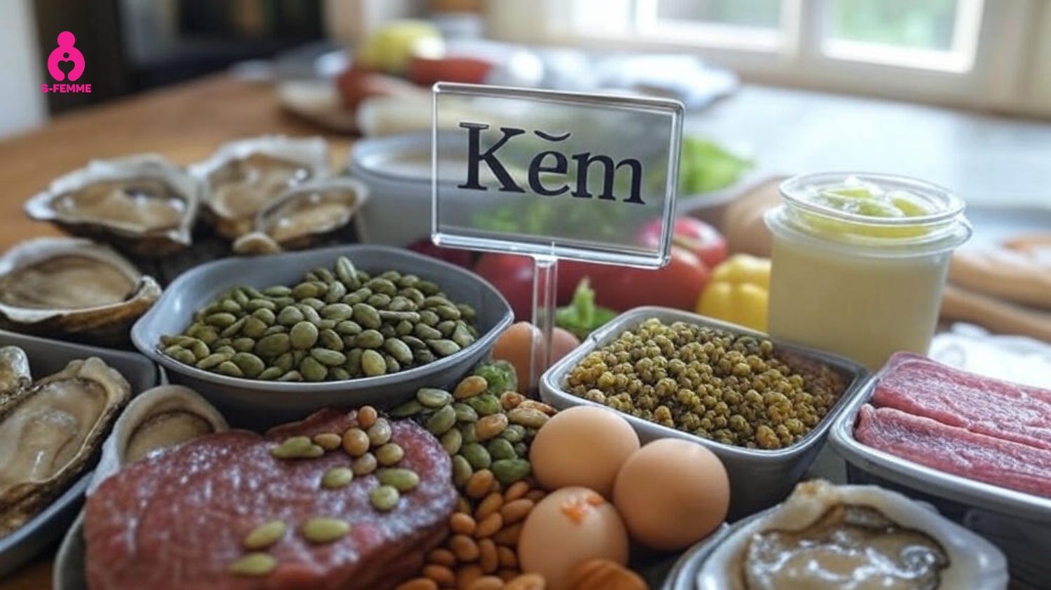 Thực phẩm chứa nhiều kẽm giúp nam giới dễ thụ thai