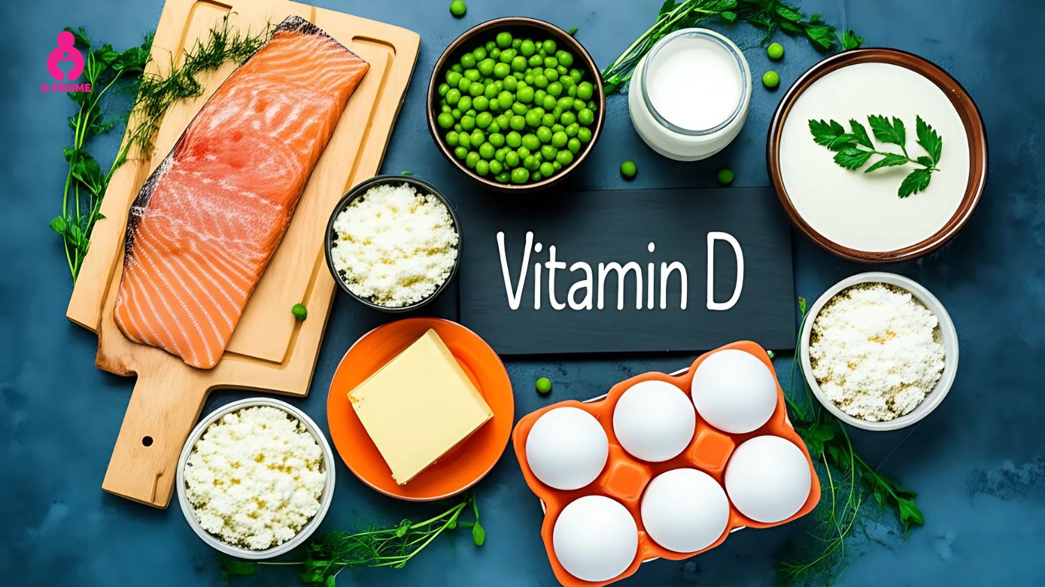 Thực phẩm chứa Vitamin D giúp cải thiện tình trạng buồng trứng đa nang