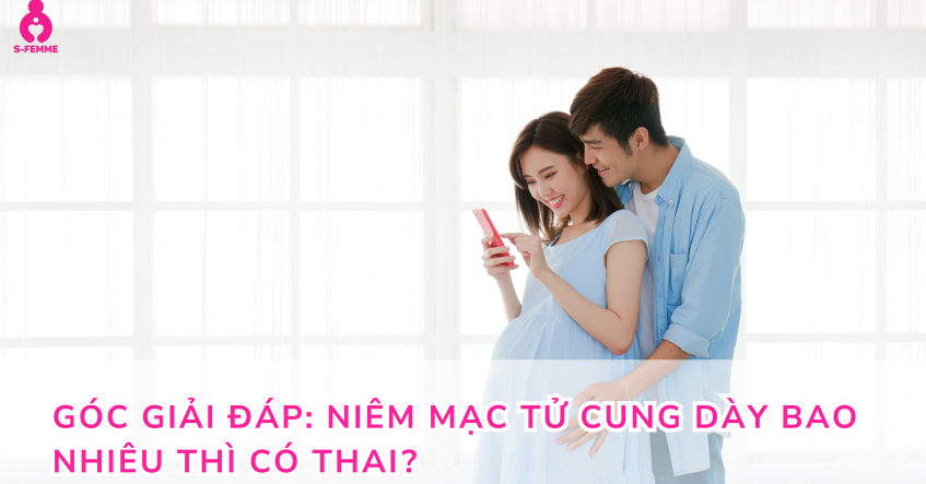 Góc giải đáp: Niêm mạc tử cung dày bao nhiêu thì có thai​?