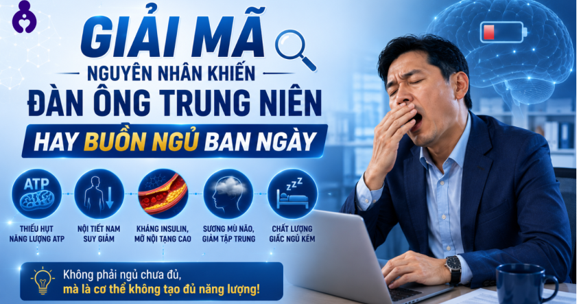 Đàn Ông Trung Niên Hay Buồn Ngủ Ban Ngày: Khủng Hoảng ATP