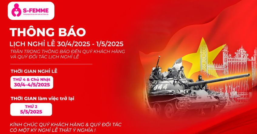 Thông báo nghỉ lễ 30/4 - 1/5/2025 - Công ty CP Dược phẩm MID